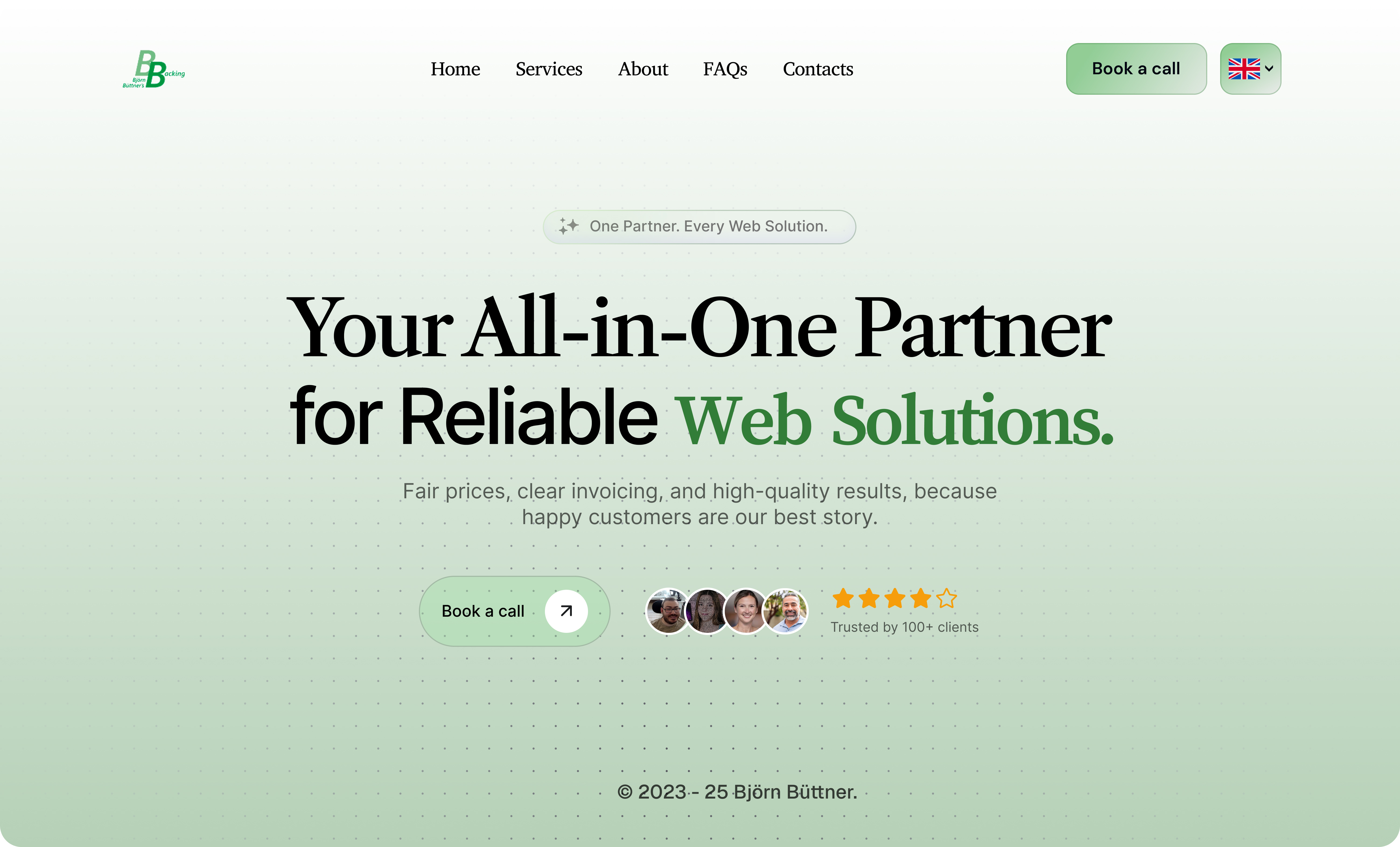 BB's Backing – Web Design Case Study